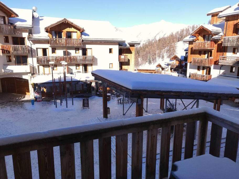 T2 + Coin Montagne - Wifi/Piscine - Les Orres 1800 Apartment ภายนอก รูปภาพ