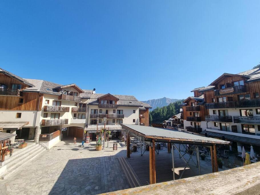 T2 + Coin Montagne - Wifi/Piscine - Les Orres 1800 Apartment ภายนอก รูปภาพ