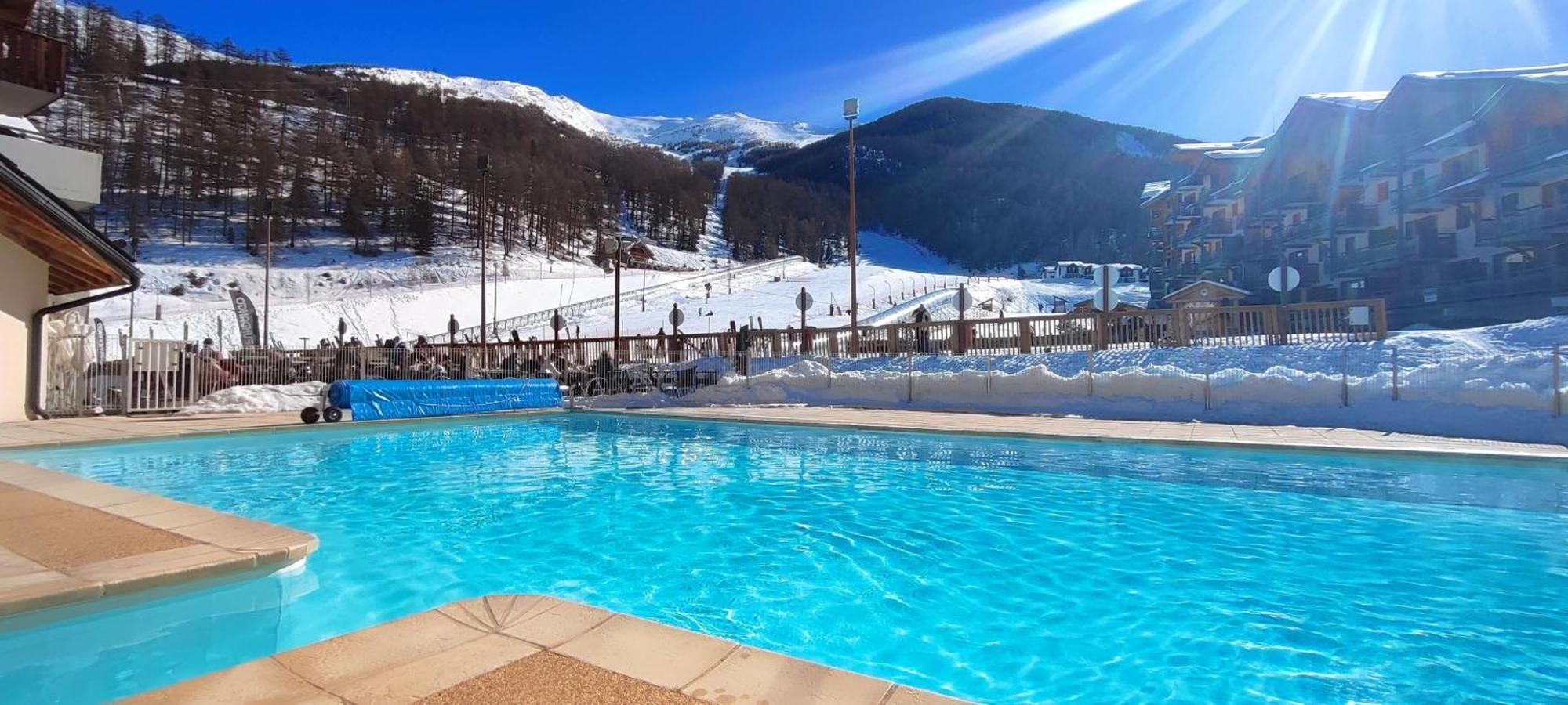 T2 + Coin Montagne - Wifi/Piscine - Les Orres 1800 Apartment ภายนอก รูปภาพ
